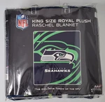 Nfl Seattle Seahawks King Size Fan Blanket Soft Plush Cozy Northwest Licensed. Fixed Price $159.95.