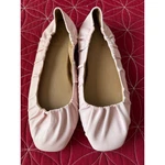Sam & Libby Ballet Flats Light Pink Ruched Square Toe Slip On Women's Shoes. Fixed Price $29.85.