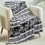 Elegant Comfort Ultra Soft Print Flannel Fleece Odelia - Throw Blanket 50X60. Fixed Price $26.86.