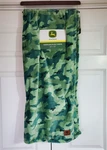 John Deere Oversized Plush Throw Blanket 60" X 70" Green Camo New. Fixed Price $54.89.