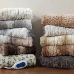 Beautyrest Marselle Faux Fur Heated Throw. Fixed Price $50.00.