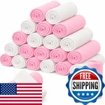Newwiee 24 Pcs Fleece Throw Blankets Bulk 50 60 Oeko-tex Standard 100. Fixed Price $98.41.