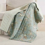 Levtex Home Lyon Quilted Throw Color Teal New. Fixed Price $50.00.