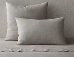 Restoration Hardware Italian Heritage Washed Linen King Lounger Sham Fog X2. Fixed Price $148.00.