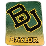 Logo Brands Baylor University Classic Green Gold Fleece Throw Blanket 59 X 49. Fixed Price $13.99.
