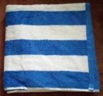 Utopia Towels Blue And White Striped Cabana Beach & Pool - Rn #: 135406. Fixed Price $19.69.