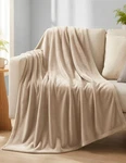 Fleece Blankets 300 Gsm Beige Soft Cozy Warm Holiday Throws For Win.... Fixed Price $19.61.