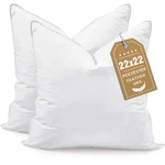 Bhz Euro Throw Pillow Inserts, 22X22 Down Feather Alternative .... Fixed Price $46.63.