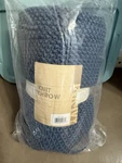 Ink+ivy Knit Throw Blanket 50"X60" Blue. Fixed Price $22.00.