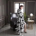 Cow Skin Hooded Wearable Throw By Virah Bella 50 X 70. Fixed Price $26.34.