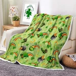 St. Patrick's Day Irish Flag Microfiber Blanket Soft Cozy Travel Gift. Fixed Price $34.24.
