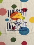 Hilton Head The Salty Dog Cafe 1987 Vtg Summer Throw Blanket Rainbow Polka Dot. Fixed Price $89.87.