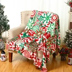 Christmas Candy Blanket Plaid Ball Plush Throw Blanke.... Fixed Price $31.27.