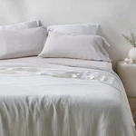 Full/queen Rayon From Bamboo Matelasse Blanket White - Casaluna. Fixed Price $30.99.