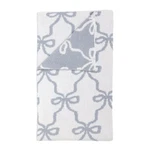 Mud Pie Blue Chenille Bow Blanket. Fixed Price $72.50.