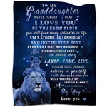 Tgruihm To My Blanket, Lion For Granddaughter,. Fixed Price $32.15.