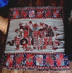 1996 American Weavers "holiday" Triple Woven Throw Christmas Blanket 50" X 60. Fixed Price $17.82.