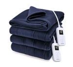 Sunbeam Royal Ultra Fleece Heated Electric Blanket King 90" X 100" - Indigo. Fixed Price $49.95.