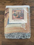 Walt Disney World Tapestry Woven Throw Blanket Mickey's Holiday Fireplace - New. Fixed Price $31.58.