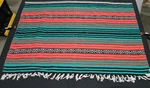 El Paso Saddle Blanket Co Mexican Style Rug 50X75 Serape Southwest Fringe. Fixed Price $29.99.