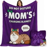Filo Estilo Mom Blanket Gift Ready Packaging 50X60 Inches, Dark Purple. Fixed Price $44.99.