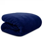 Lauren Ralph Micromink Super Plush Blanket Navy Blue King 108" X 90" Nwt. Fixed Price $79.95.