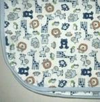 Garanimals Blue Print Baby Blanket Reversible Receiving Security 26X30. Fixed Price $29.99.
