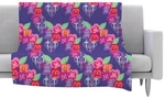 Clearance! Kess Inhouse Anneline Sophia Boho Fleece Throw, 90"X90". Fixed Price $19.99.