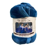 Luxuriant Home The Huge One Family-sized Velvet Cloud Blanket, Navy. Fixed Price $33.99.