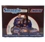 Snuggie Snickers Candy Bar 71"X54" Super Soft Fleece Blanket Sleeves Never Used. Fixed Price $25.00.