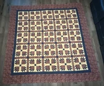 Cracker Barrel Bedding Quilt By Donna Sharp Maroon Cream Patchwork Queen 90X90. Fixed Price $120.00.
