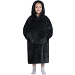 Waitu Kids & Teens Wearable Blanket Hoodie, Cozy, Soft, Black W/ Pocket. Fixed Price $49.48.