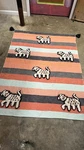 Anthropologie Richmond Throw Blanket Hand Tufted Animal Design Brown 50 X 60. Fixed Price $45.00.