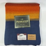 Pendleton Blanket 100% Wool Grand Canyon Park Series Navy Orange 54X76" New. Fixed Price $150.00.