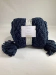 Threshold Navy Knit Throw Blanket 50X60. Fixed Price $9.99.