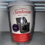 Sunbeam Heated Fleece Throw Blanket Gray 50X60 Ul Listed Washable New. Fixed Price $21.99.