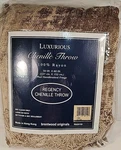 Vtg Brentwood Originals Luxury Chenille Throw Fringe Beige Taupe 50 60 New. Fixed Price $44.99.