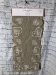 Cupcakes & Cashmere Table Runner Heart Embroidered Boho Shabby Valentine's 16X72. Fixed Price $23.00.