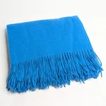 Williams Sonoma European Solid Cashmere Throw Blanket 50 X 65 Amparo Blue. Fixed Price $189.97.