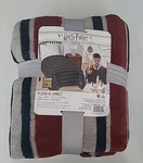 Jay Franco Harry Potter Striped Draco Blanket Multi Twin Sized 62" X 90" (B3-CL). Fixed Price $58.99.
