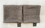 Restoration Hardware Italian Melange Pillow Cover 22" X SET/2 Graphite Nwt. Fixed Price $259.00.
