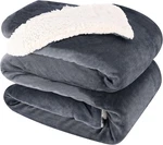 King Size Sherpa Blanket, Soft Fleece Throw For Bed, Reversible Thick Fuzzy. Fixed Price $52.99.
