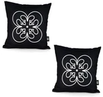 Star Wars Black Throw Pillow White Rebel Insignia 18 X Inches Set Of 2. Fixed Price $39.99.