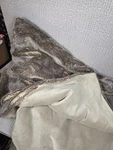 Restoration Hardware Soft Luxe Wolf Brown Gray Faux Fur Throw Blanket 50 65. Fixed Price $41.25.