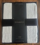 Donna Karan Open Knit Throw Whisper (natural) 90% Viscose/ 10% Linen Nip. Fixed Price $59.95.