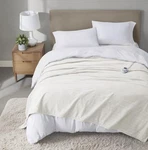 Travis Fleece Ultra Soft Tri-rib Textured Electric Blanket Cozy & Snuggly Cover. Fixed Price $131.58.