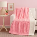 Dada Bedding Luxury Rosey Blossom Pink Floral Soft Warm Faux Fur Throw Blanket. Fixed Price $35.70.