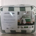 Lacoste Comforter Set King Kenwyn Cabana Green 3 Piece Striped Bedding New. Fixed Price $174.99.