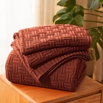 Aormenzy 50X60 Throw Blanket, Soft Cozy Acrylic Cable Knit. Fixed Price $21.09.