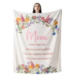 Battilo Super Soft Flannel Throw Blanket Mom Gift Bed Couch 50X60 Inch. Fixed Price $34.06.